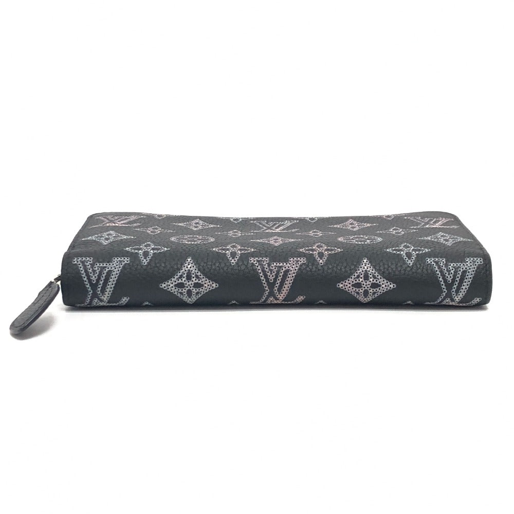 LOUIS VUITTON Long Wallet Purse M81703 monogram mahina leather black Monogram Mahina Flight Mode Zippy wallet Women