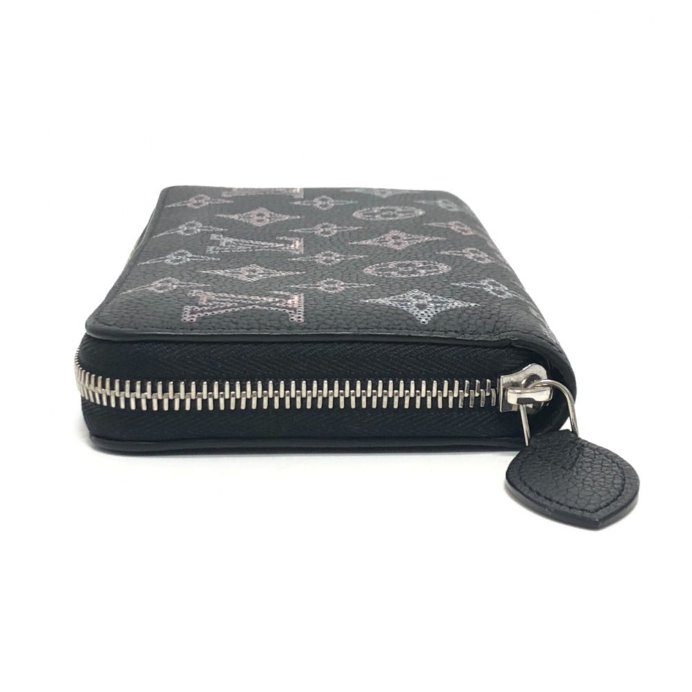 LOUIS VUITTON Long Wallet Purse M81703 monogram mahina leather black Monogram Mahina Flight Mode Zippy wallet Women