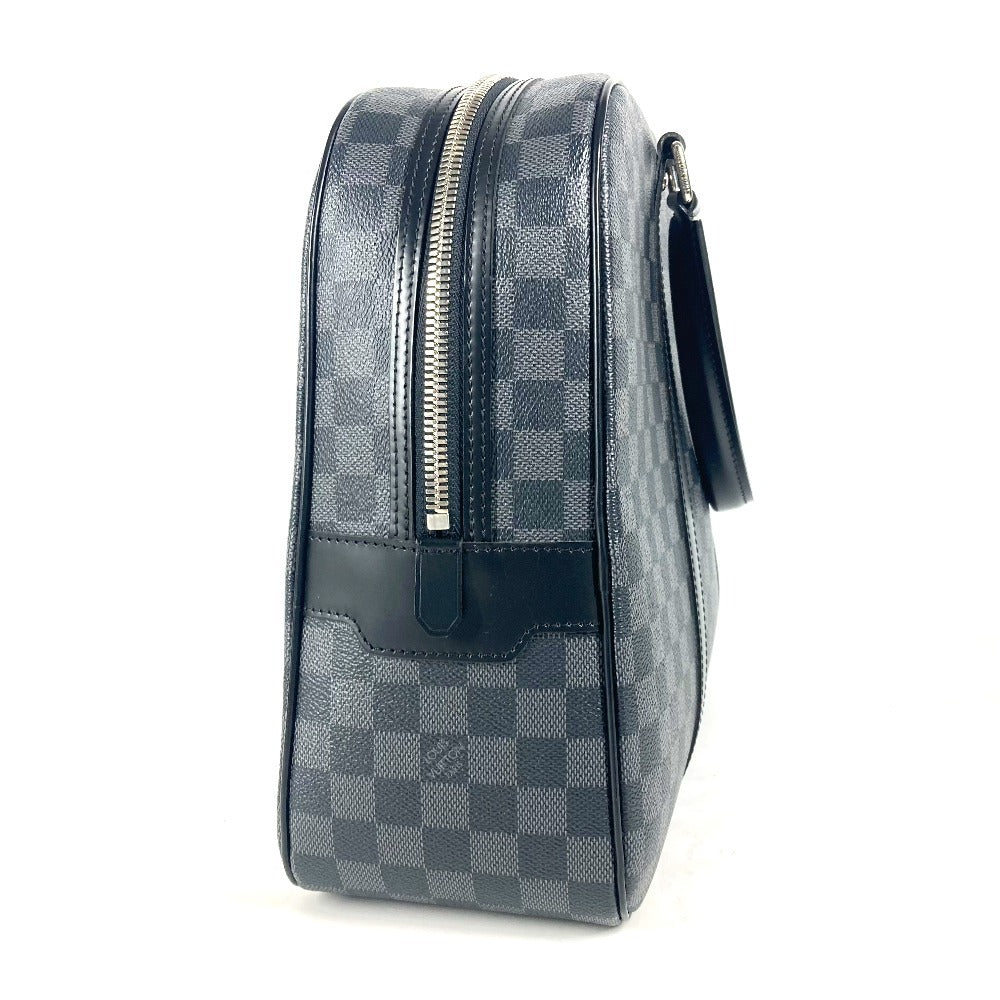 LOUIS VUITTON Business bag N51195 Damier Grafitto Canvas black Damier Grafitte Porto Documan-Voyage