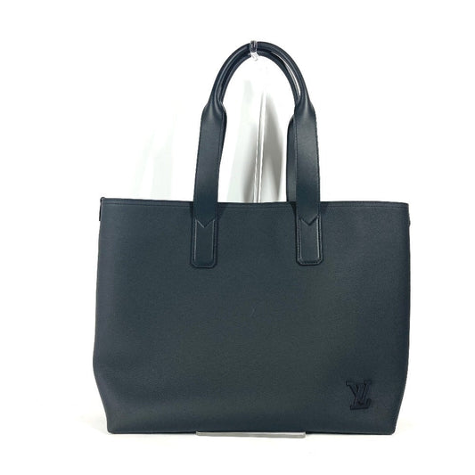 LOUIS VUITTON Tote Bag M24771 Taurillon Clemence Leather black Aerogram Pilot Tote
