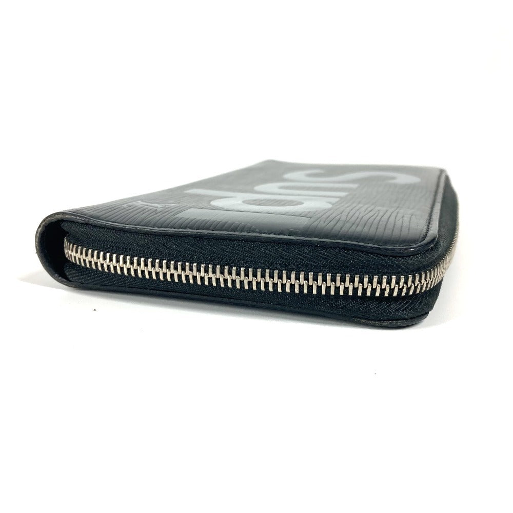 LOUIS VUITTON Long Wallet Purse M67723 Epi Leather black Epi Supreme collaboration Zippy Organizer mens