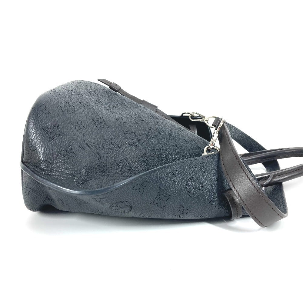 LOUIS VUITTON Tote Bag M54402 monogram mahina leather black Monogram Mahina Giroratta Women