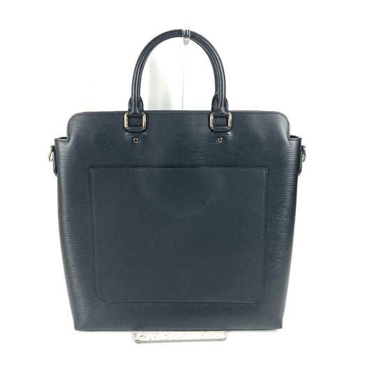 LOUIS VUITTON Business bag M58847 Epi Leather black Epi Brooks Tote mens