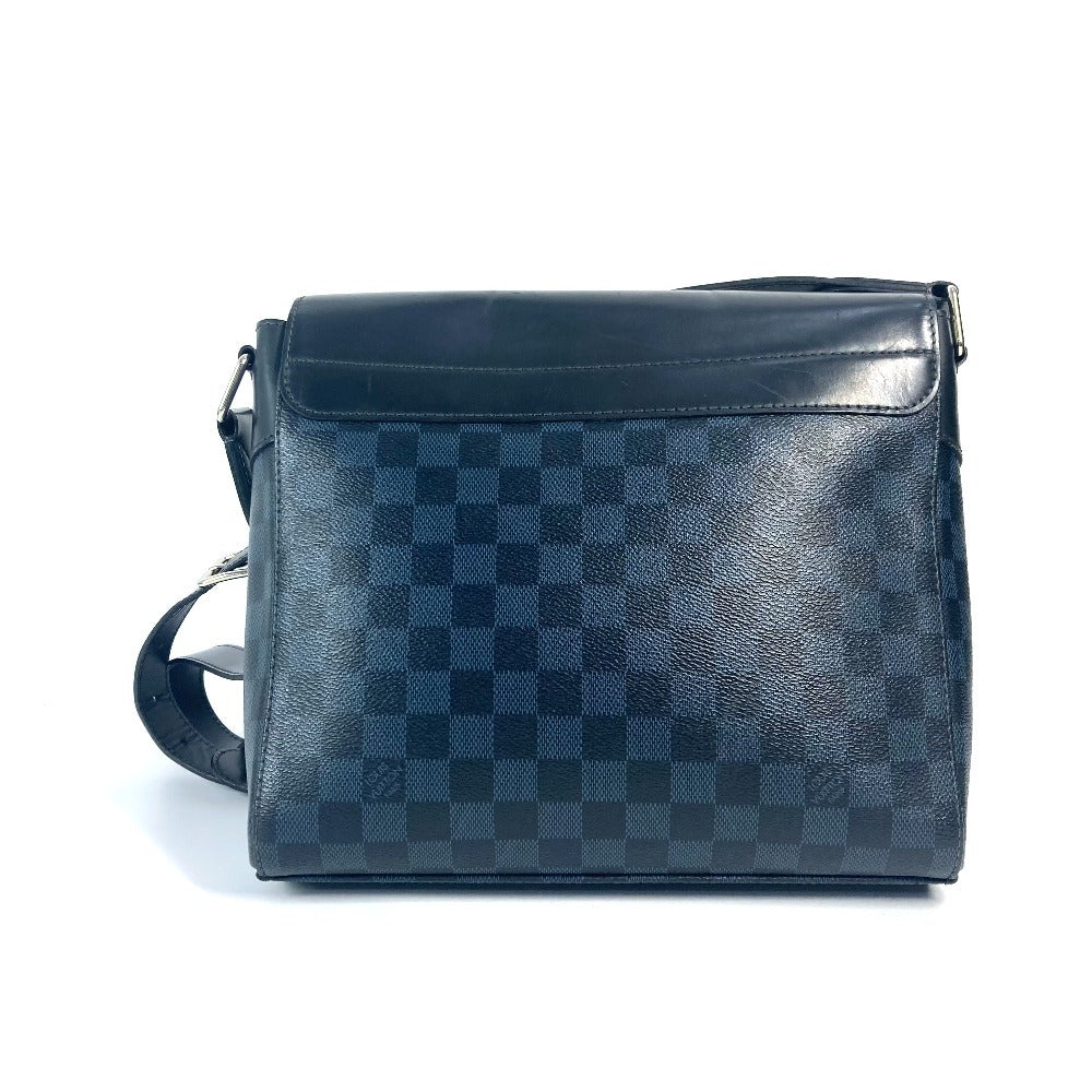 LOUIS VUITTON Shoulder Bag N41587 Damier Cobalt Canvas Navy Damier Cobalt Newport Messenger PM unisex(Unisex)