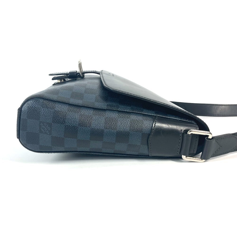 LOUIS VUITTON Shoulder Bag N41587 Damier Cobalt Canvas Navy Damier Cobalt Newport Messenger PM unisex(Unisex)