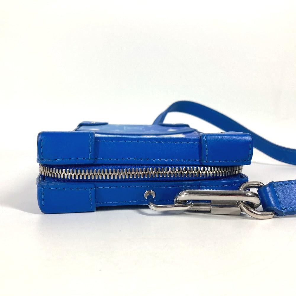 LOUIS VUITTON Shoulder Bag M45432 leather blue Monogram Clouds Soft trunk wallet unisex(Unisex)