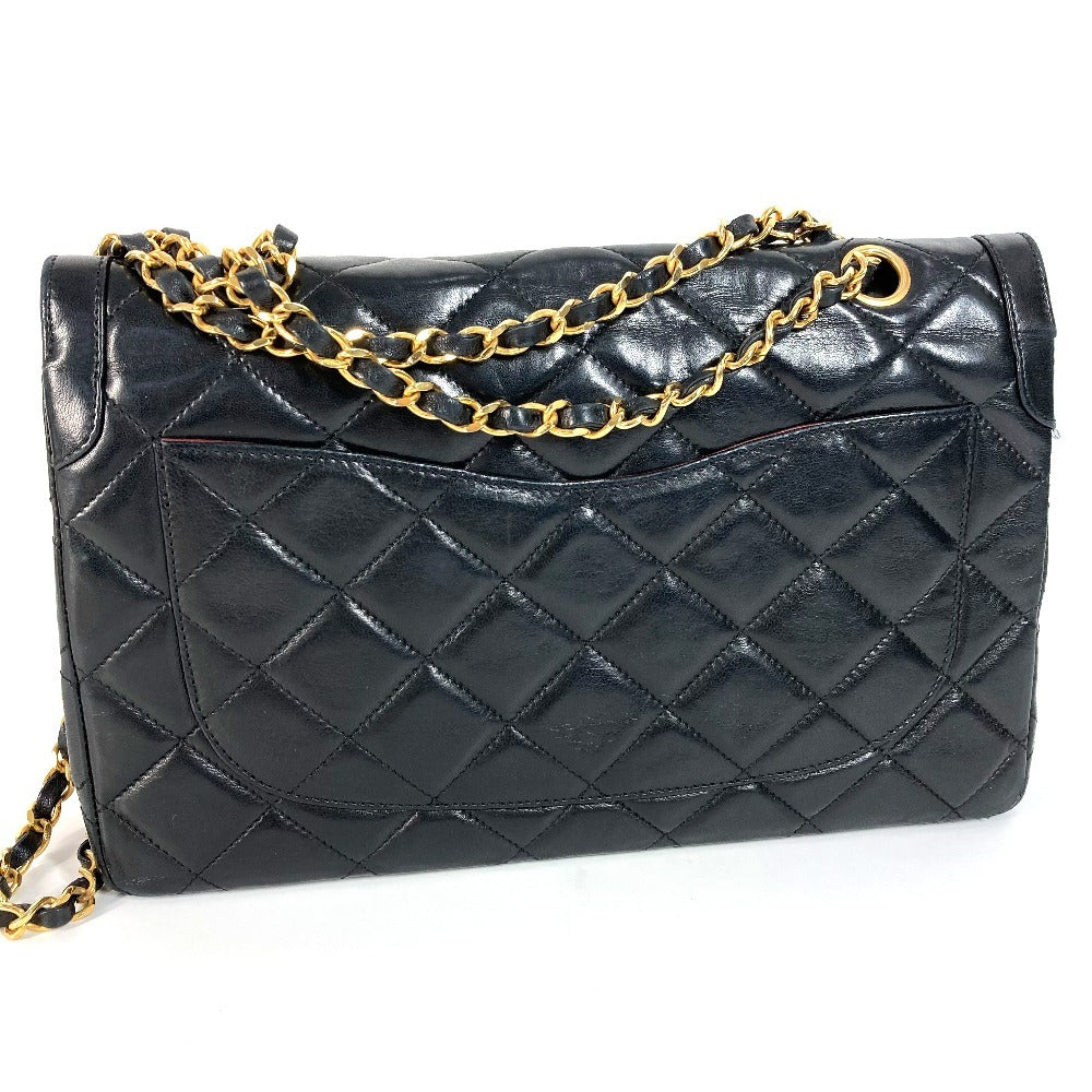 CHANEL Shoulder Bag lambskin black Matrasse quilting CC COCO Mark Paris Limited