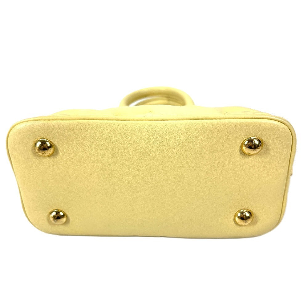LOUIS VUITTON Shoulder Bag M59821 leather yellow Soft Bubble Gram Alma Soft BB Women