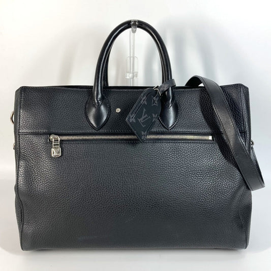 LOUIS VUITTON Tote Bag M55732 Taurillon Clemence Leather black Taurillon Clemence hippo business