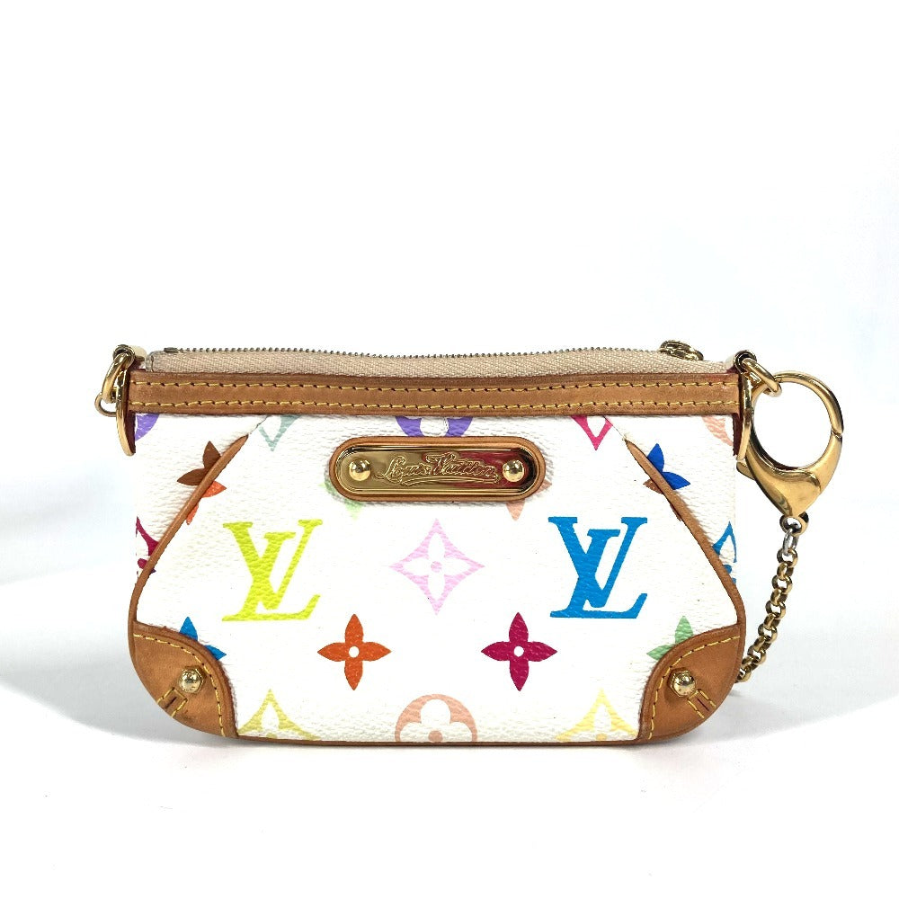 LOUIS VUITTON Handbag M60098 Monogram multicolor canvas white Monogram multicolor Pochette Mira PM