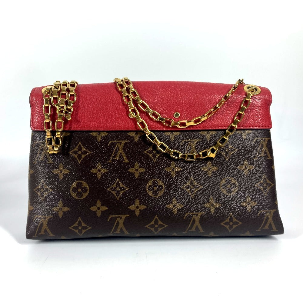 LOUIS VUITTON Shoulder Bag M41201 Monogram canvas Red Monogram Palas Chain