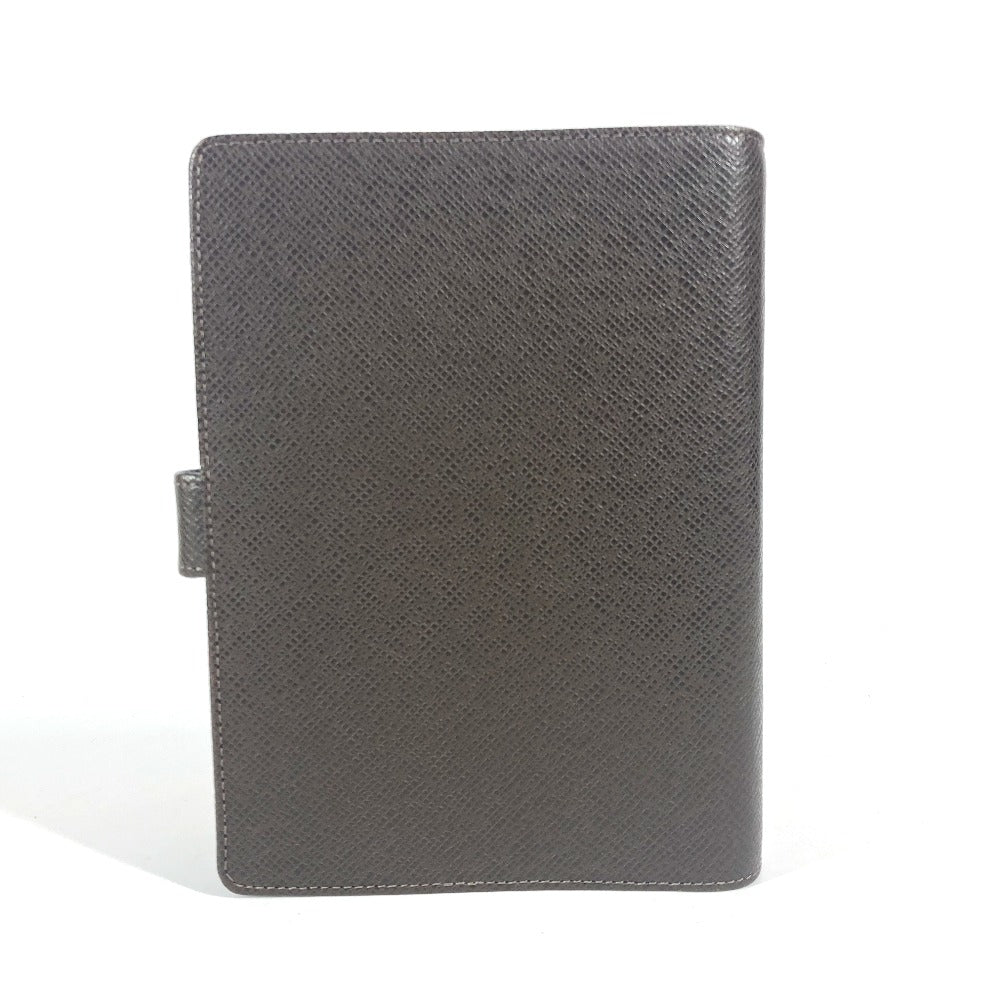 LOUIS VUITTON Notebook cover R20432 Taiga Leather Brown Taiga Agenda MM mens(Unisex)