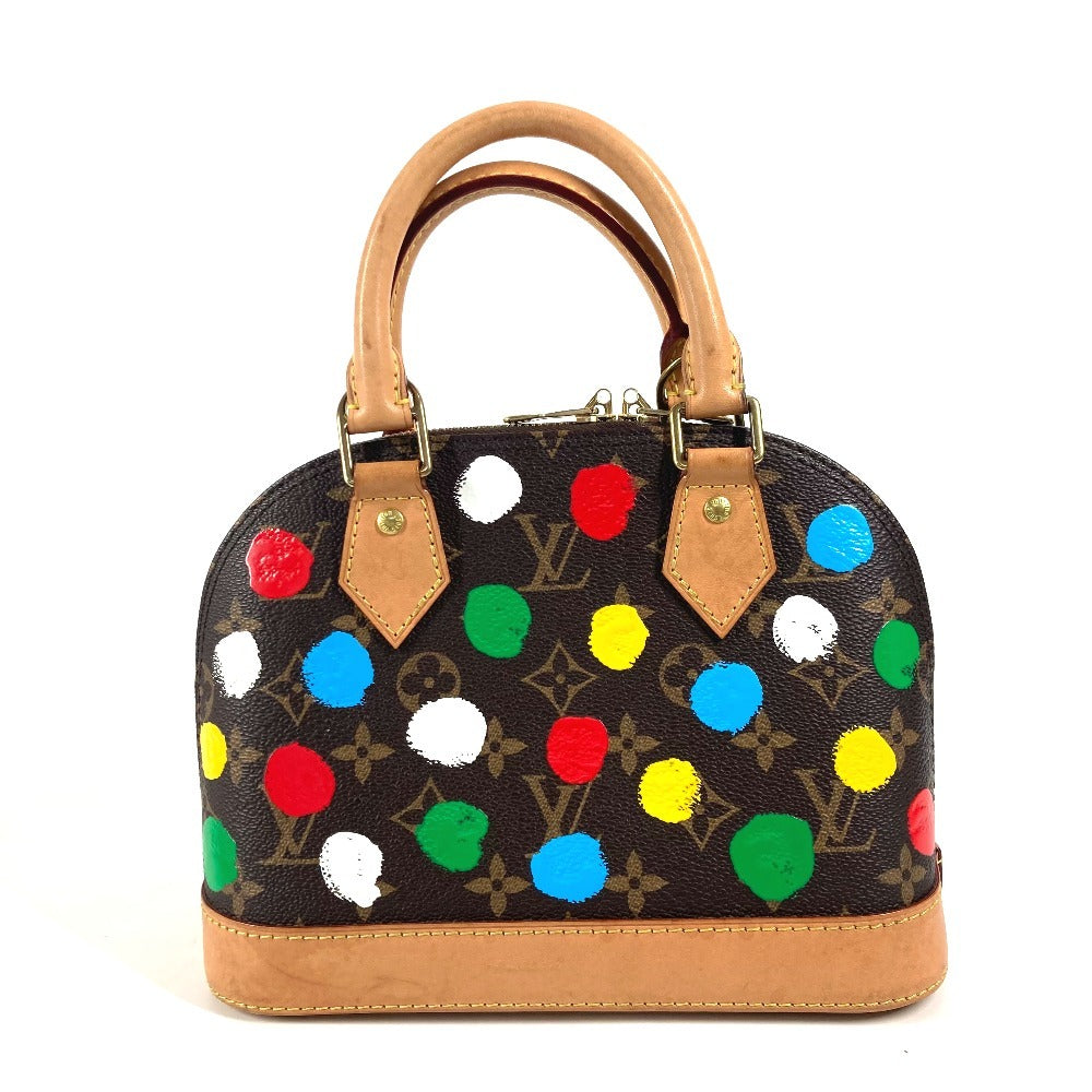 LOUIS VUITTON Handbag M46431 Monogram canvas Brown Monogram Painted Dot Yayoi Kusama LV x YK Alma BB Women