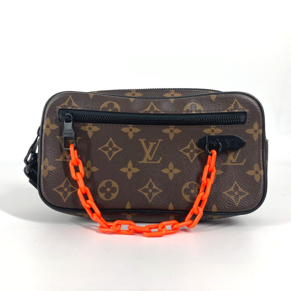 LOUIS VUITTON business bag M44458 Monogram canvas Brown Monogram Solar Powered Pochette Volga unisex(Unisex)