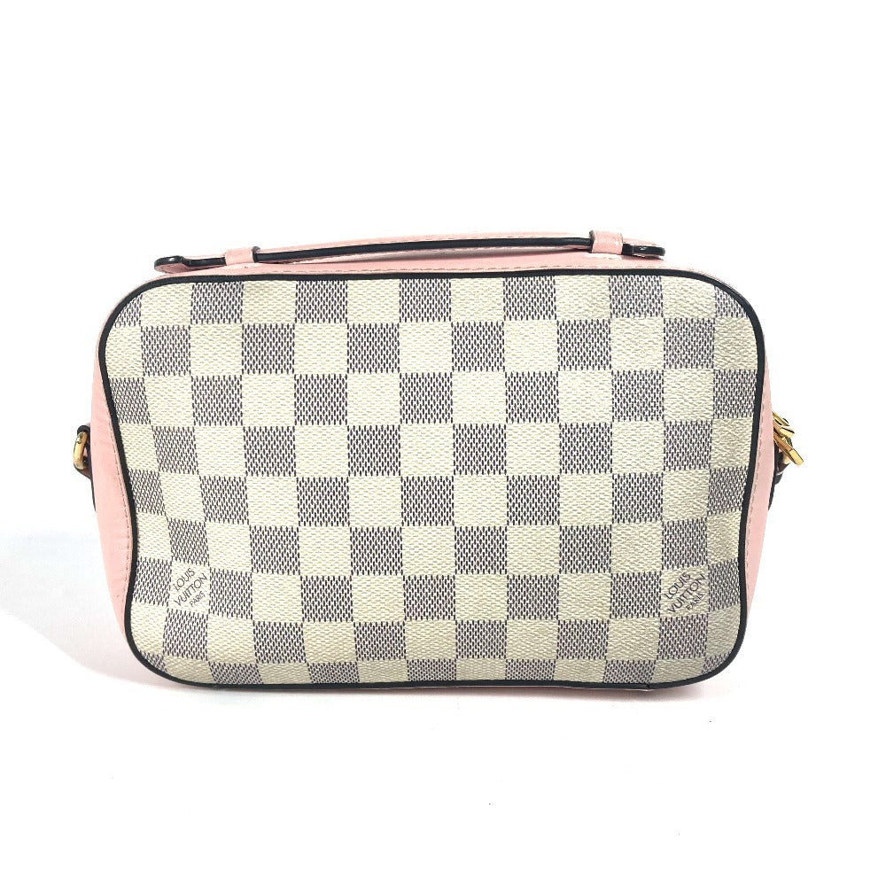 LOUIS VUITTON Shoulder Bag N40155 Damier Azur Canvas white Damier Azur Saintonge