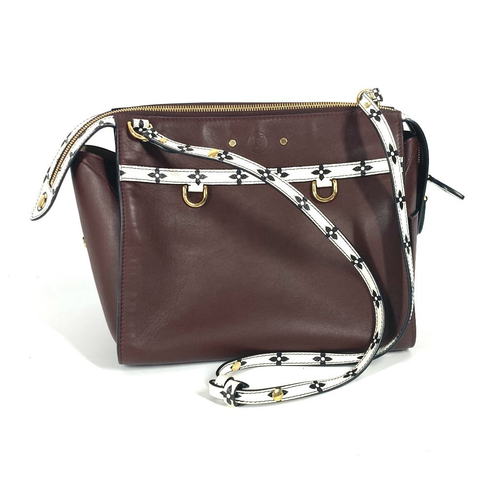 LOUIS VUITTON Shoulder Bag M42201 leather Brown Monogram Color Speedy AmazoneMM