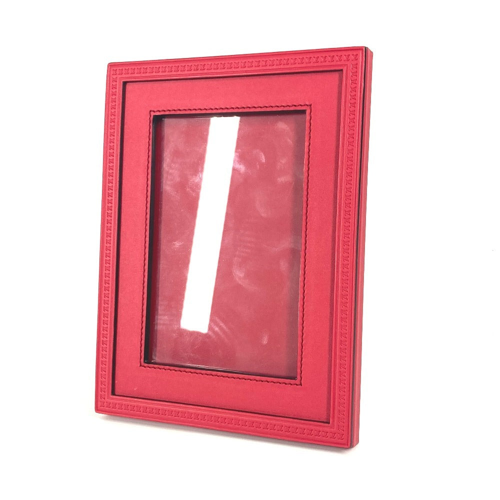 LOUIS VUITTON Photo frame R97893 leather Red LV logo CARDUL PHOTOHENRI MM unisex(Unisex)