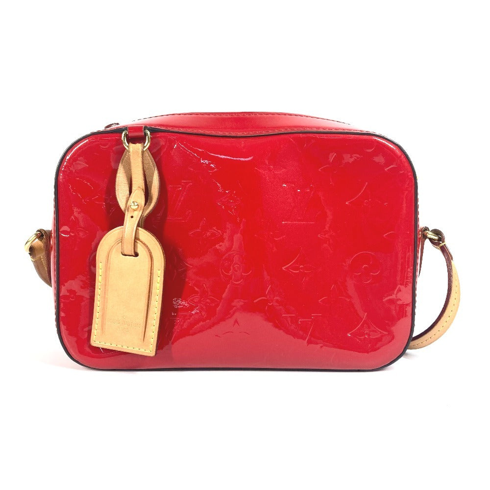 LOUIS VUITTON Shoulder Bag M90368 Monogram Vernis Canvas Red Monogram Vernis Santa Monica