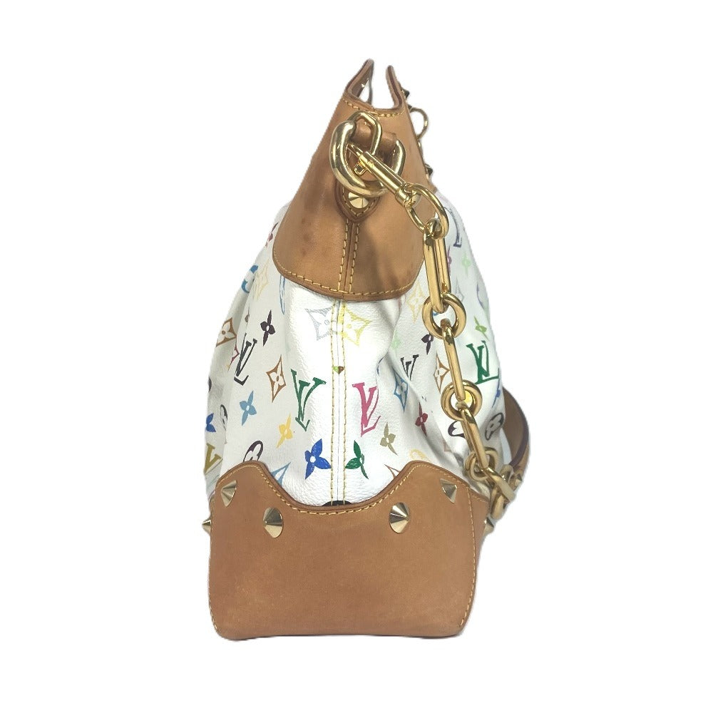 LOUIS VUITTON Shoulder Bag M40253 Monogram multicolor canvas white Monogram multicolor Judy GM