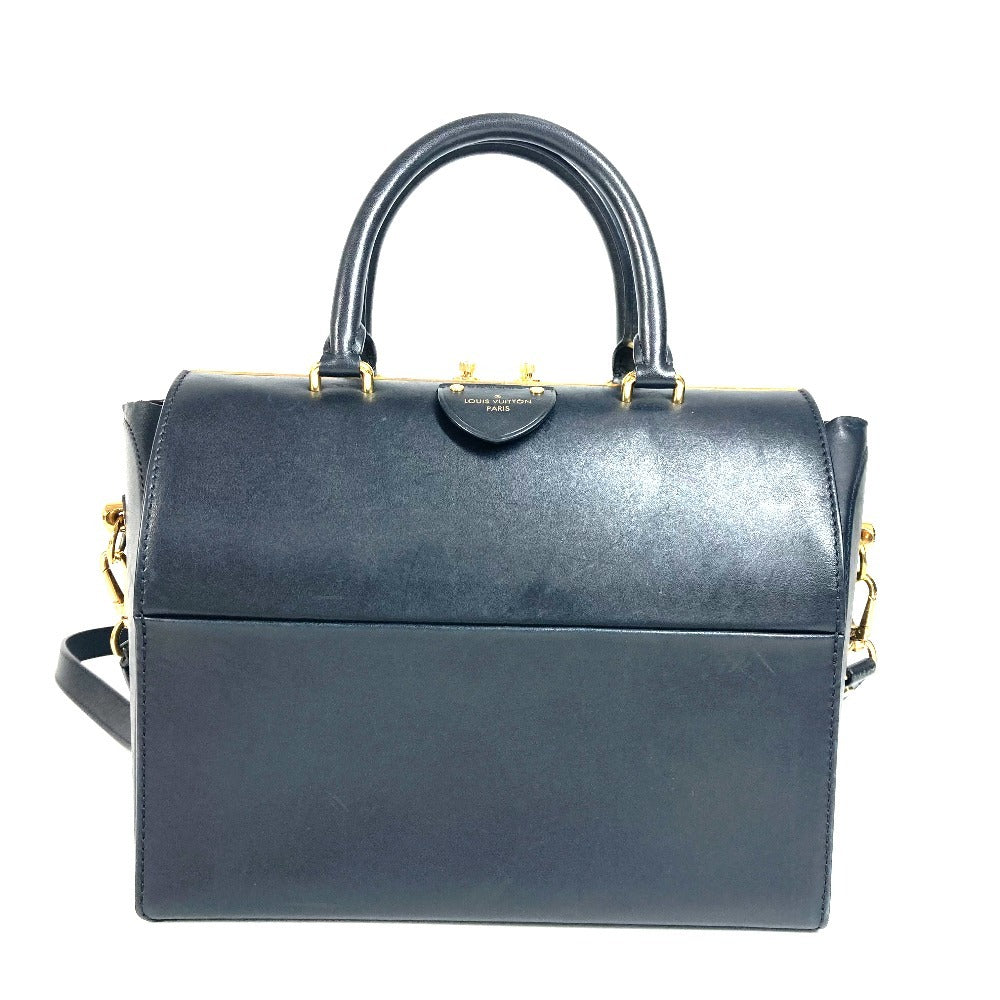 LOUIS VUITTON Handbag M53041 leather black Speedy Doctor 25