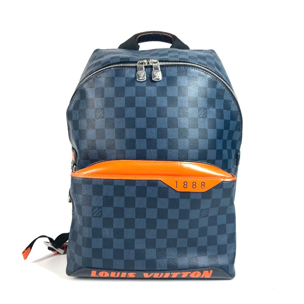 LOUIS VUITTON Backpack N40157 Damier Cobalt Canvas Navy Damier Cobalt Discovery backpack