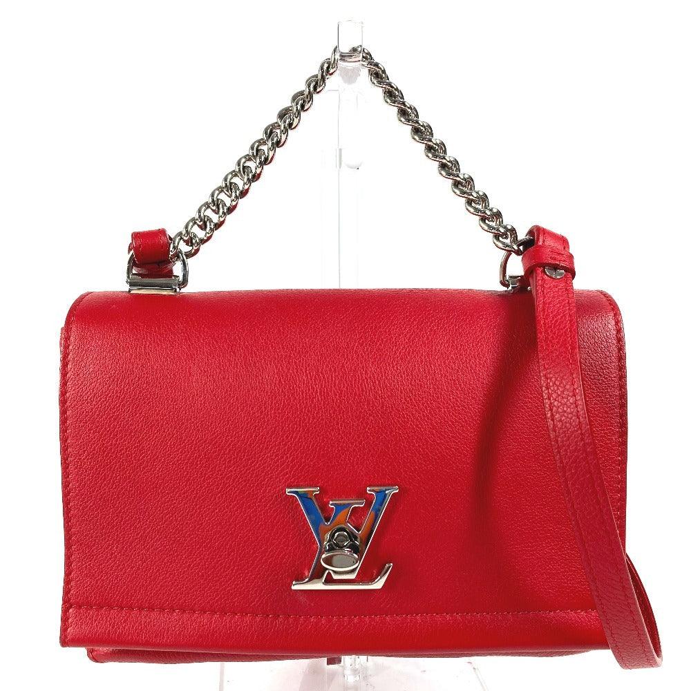 LOUIS VUITTON Handbag M51202 Calf leather Red Rock Me 2 BB