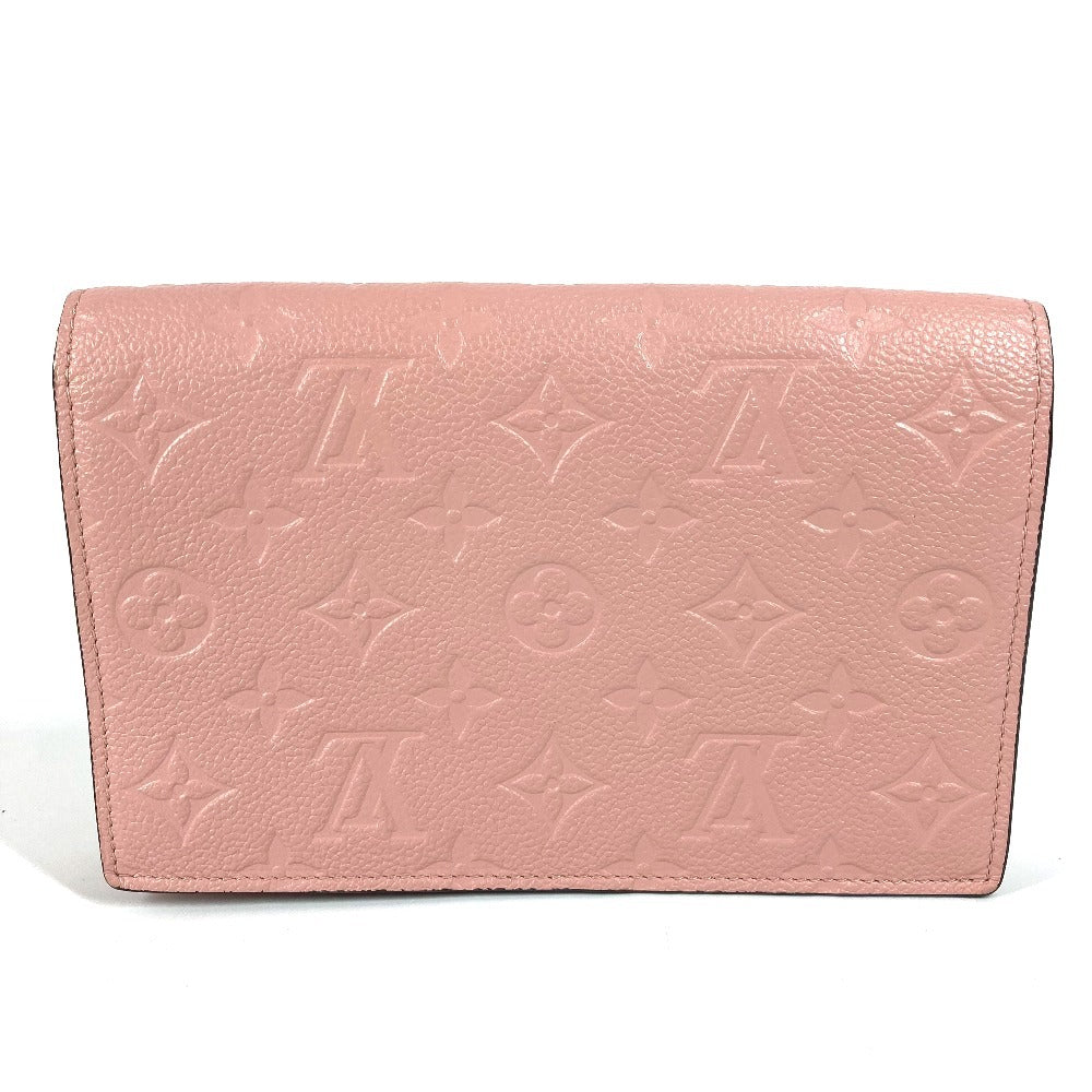 LOUIS VUITTON Long Wallet Purse M67841 Monogram Ann Platt Leather pink Monogram Ann Platt Portefeuille Vavin