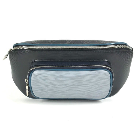 LOUIS VUITTON Sling bag M53420 Epi Leather, Monogram Eclipse Canvas Navy Epi Monogram Eclipse Bum bag