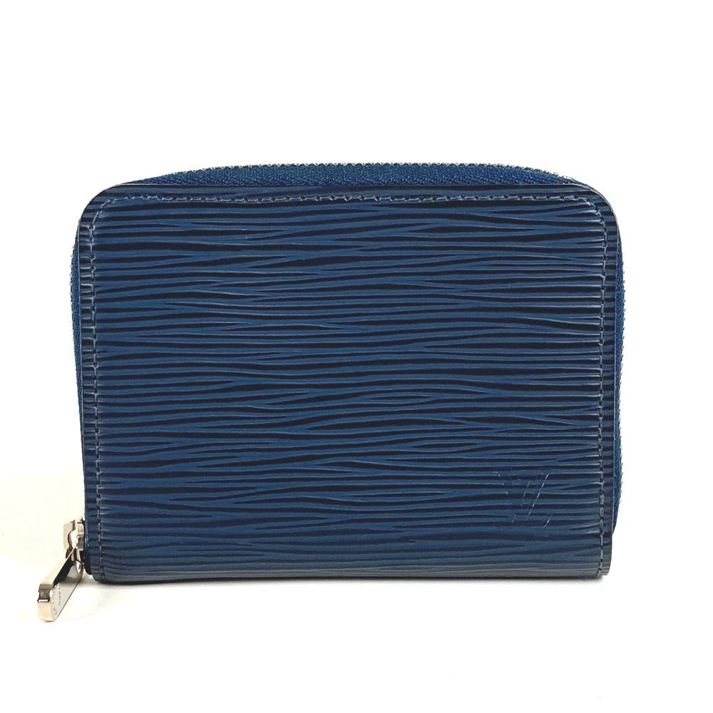 LOUIS VUITTON Coin case M60438 Epi Leather blue Epi Zip around purse
