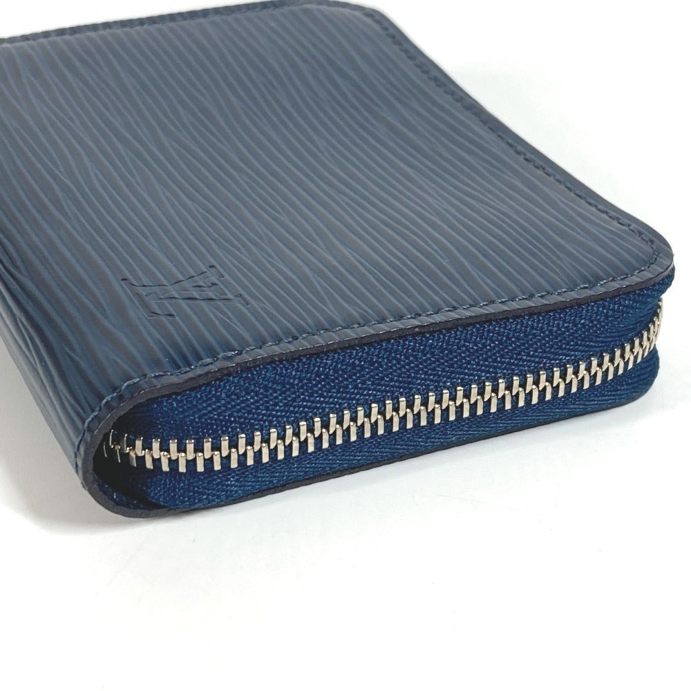 LOUIS VUITTON Coin case M60438 Epi Leather blue Epi Zip around purse