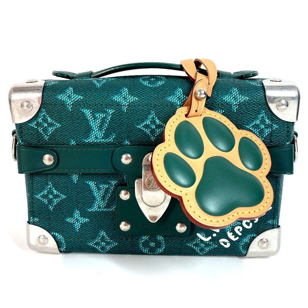 LOUIS VUITTON Handbag M12686 Leather, Monogram Heritage Canvas green Monogram Heritage Pharrell Williams Soul Trunk