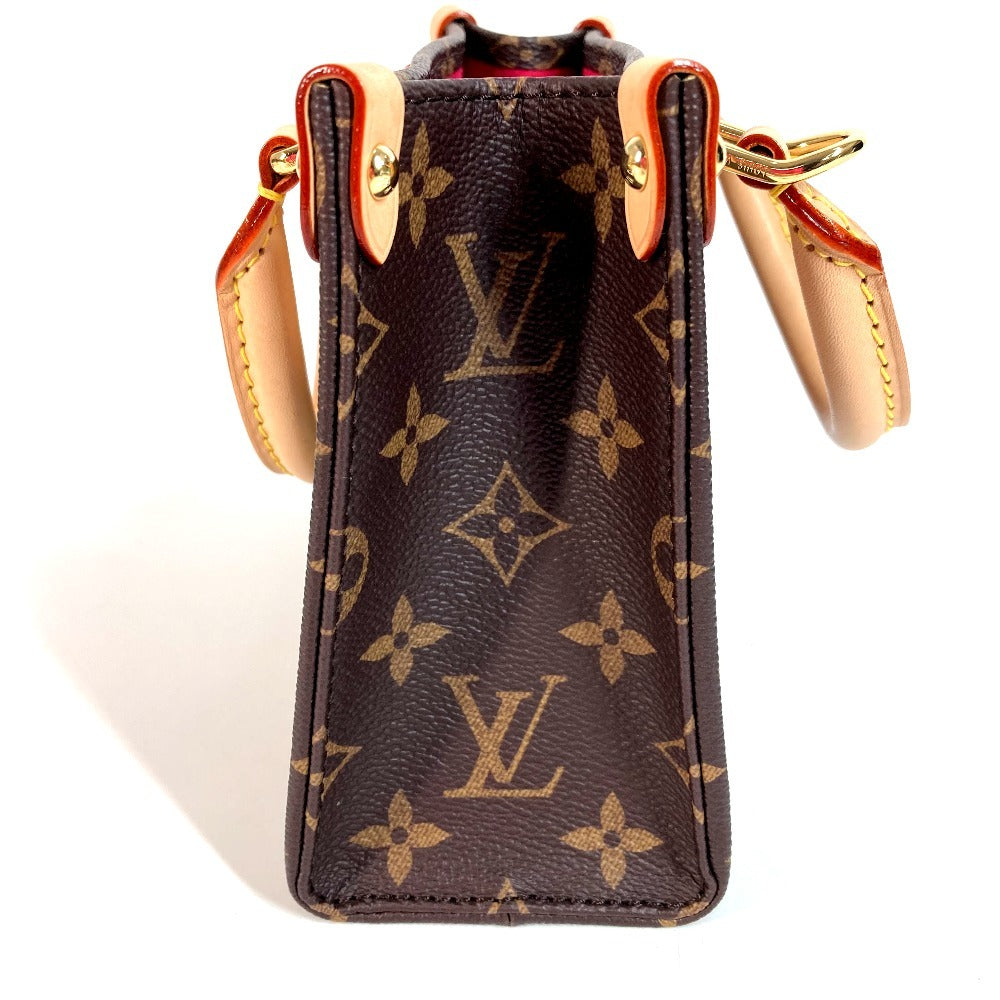 LOUIS VUITTON Handbag ï¼­13668 Monogram canvas Brown LV x TM Monogram On the Go BB