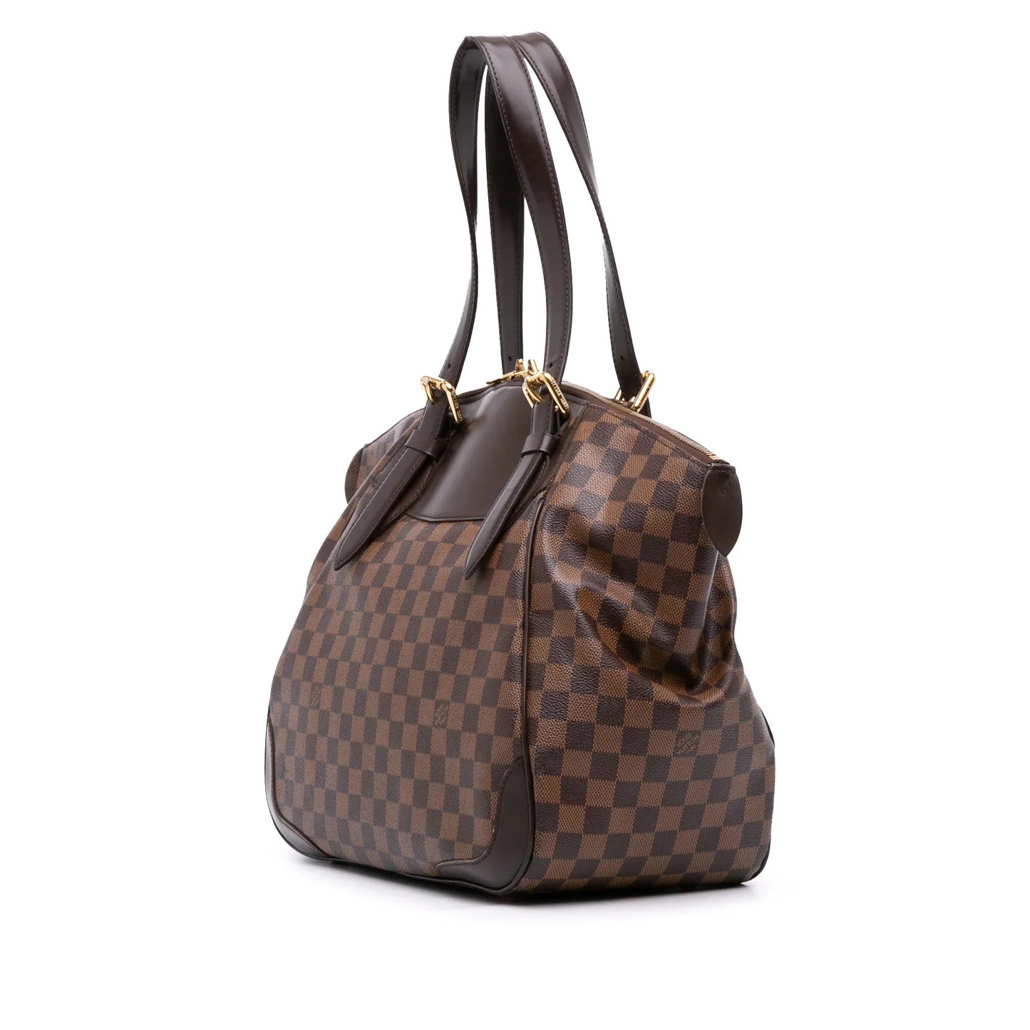 Brown Louis Vuitton Damier Ebene Verona GM Shoulder Bag