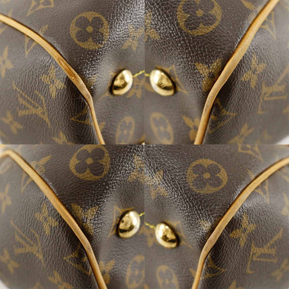 LOUIS VUITTON Handbag M40143 Monogram canvas Brown Tivoli PM