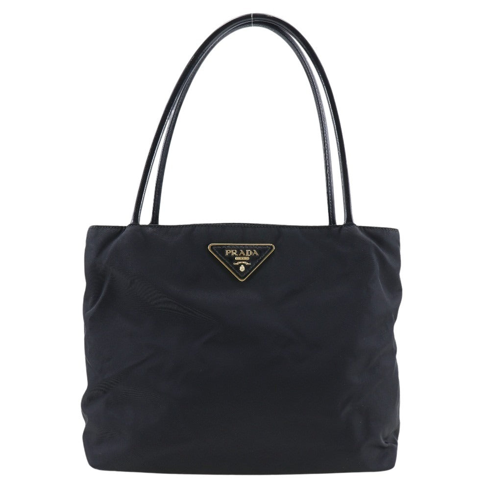 PRADA Tote Bag Nylon, enamel black Women
