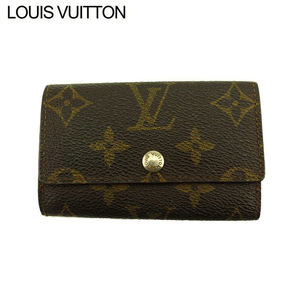 LOUIS VUITTON Key case Key holder  M62630 Brown beige gold Multicles6