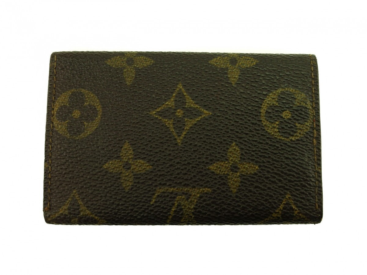 LOUIS VUITTON Key case Key holder  M62630 Brown beige gold Multicles6