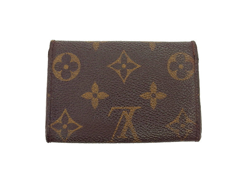 LOUIS VUITTON Key case Key holder  M62630 Brown beige gold Multicles6