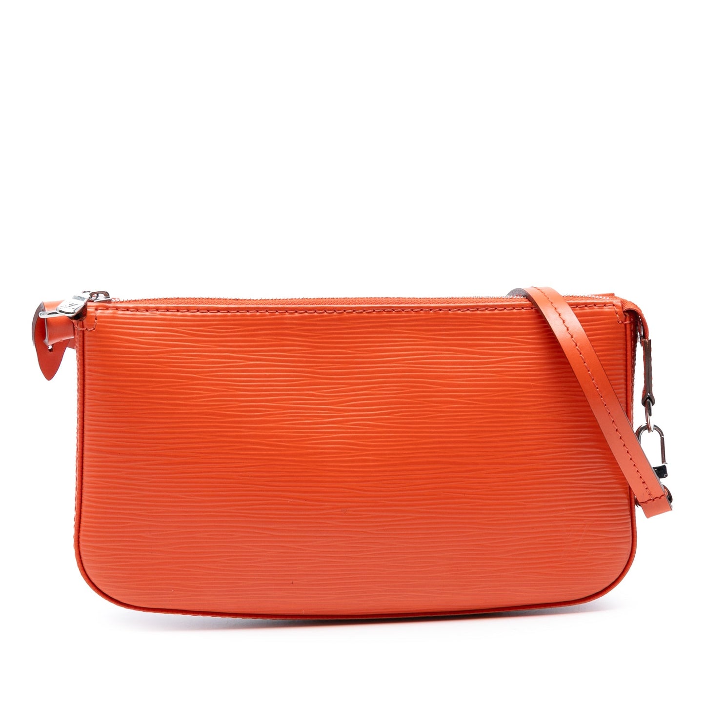 Orange Louis Vuitton Epi Pochette Accessoires Shoulder Bag