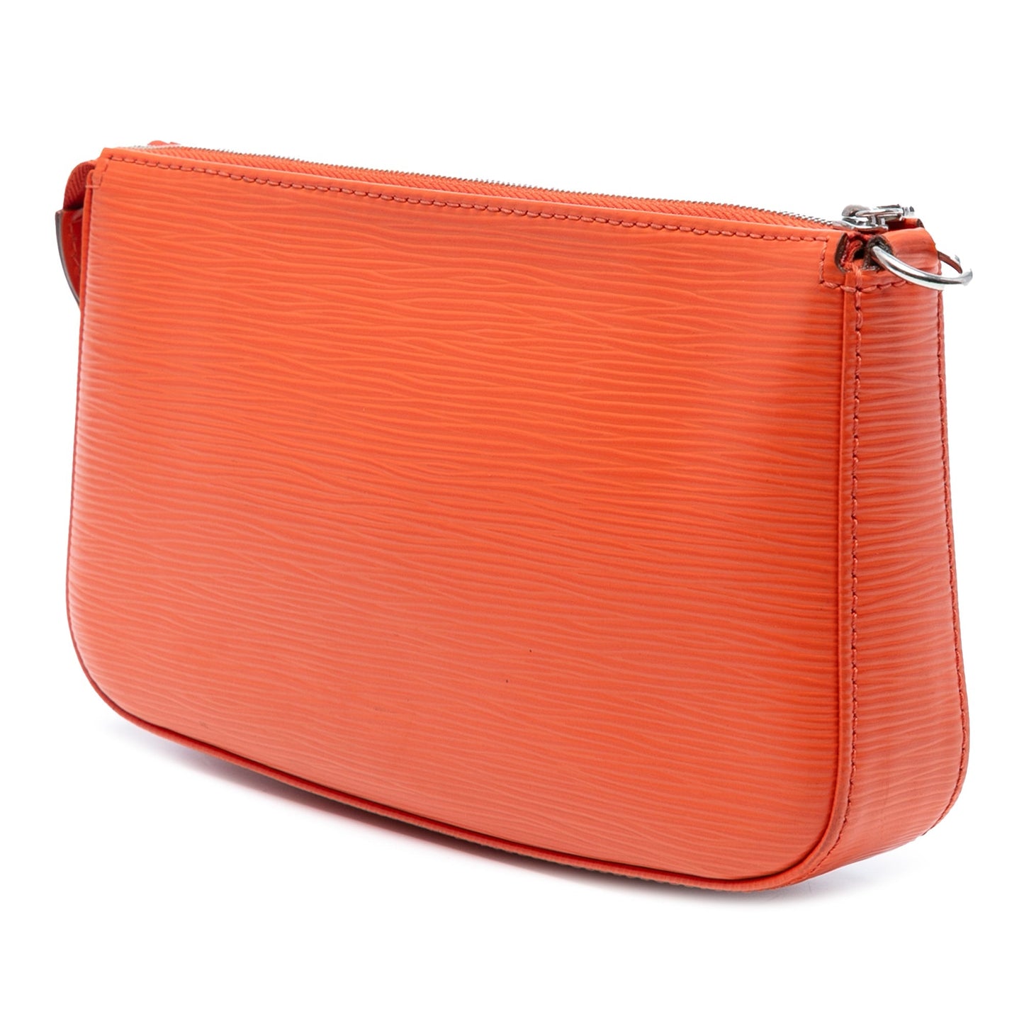 Orange Louis Vuitton Epi Pochette Accessoires Shoulder Bag