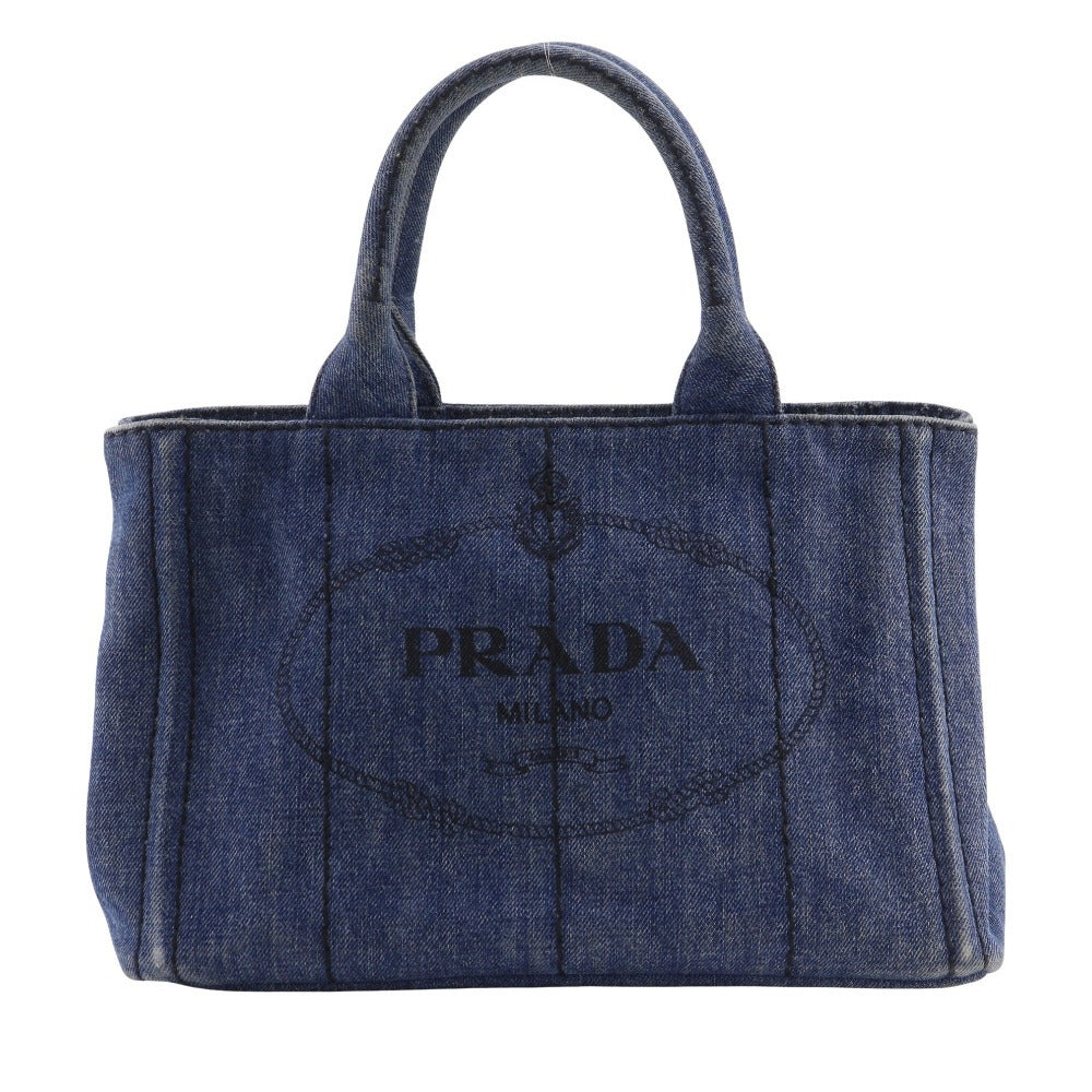 Prada Canapa Denim Handbag
