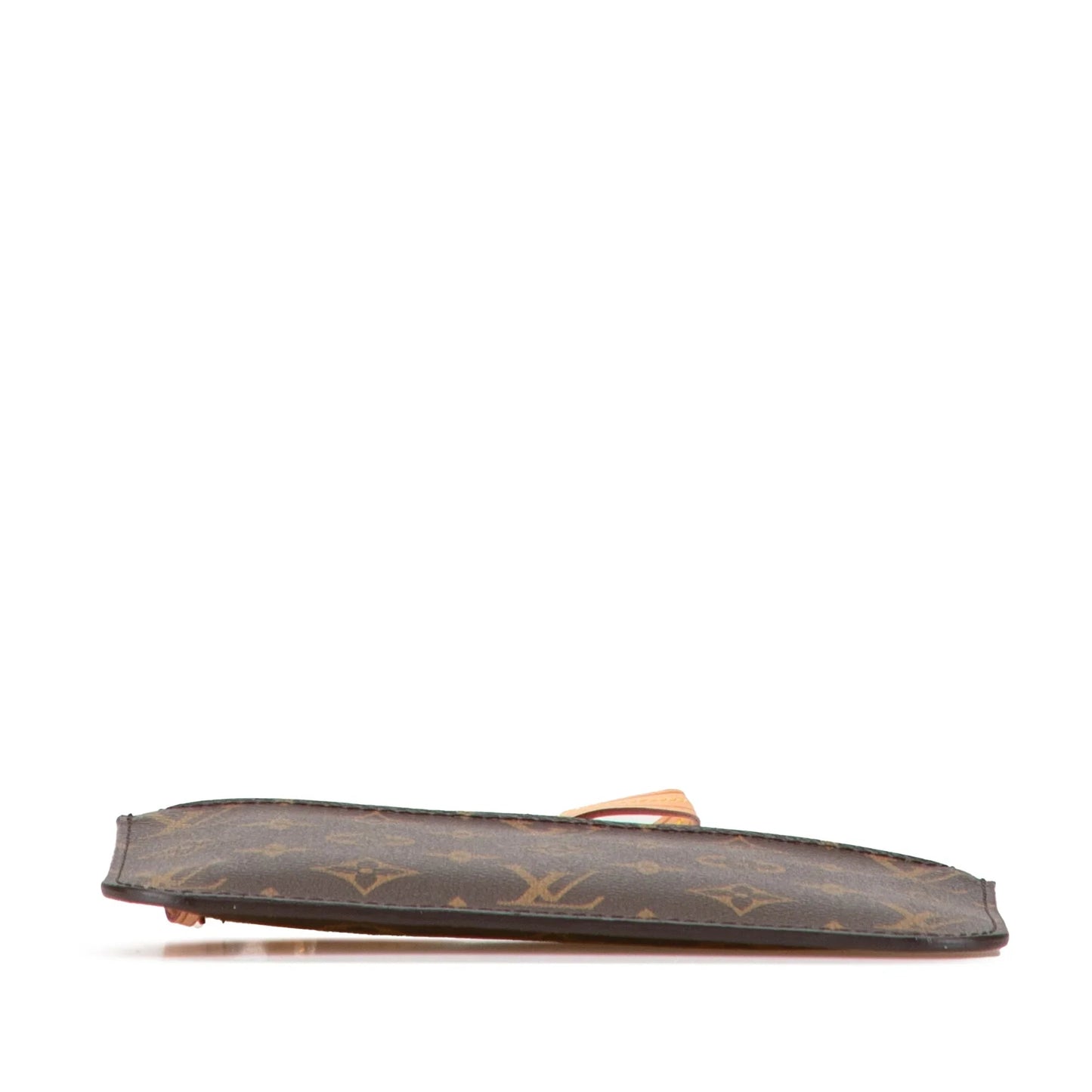 Brown Louis Vuitton Monogram Neverfull Pouch