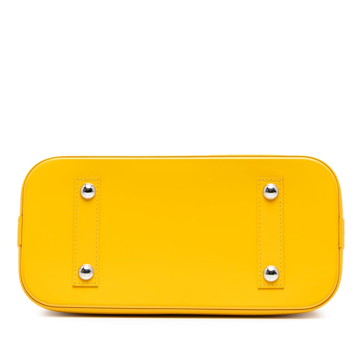 Yellow Louis Vuitton Epi Alma PM Handbag