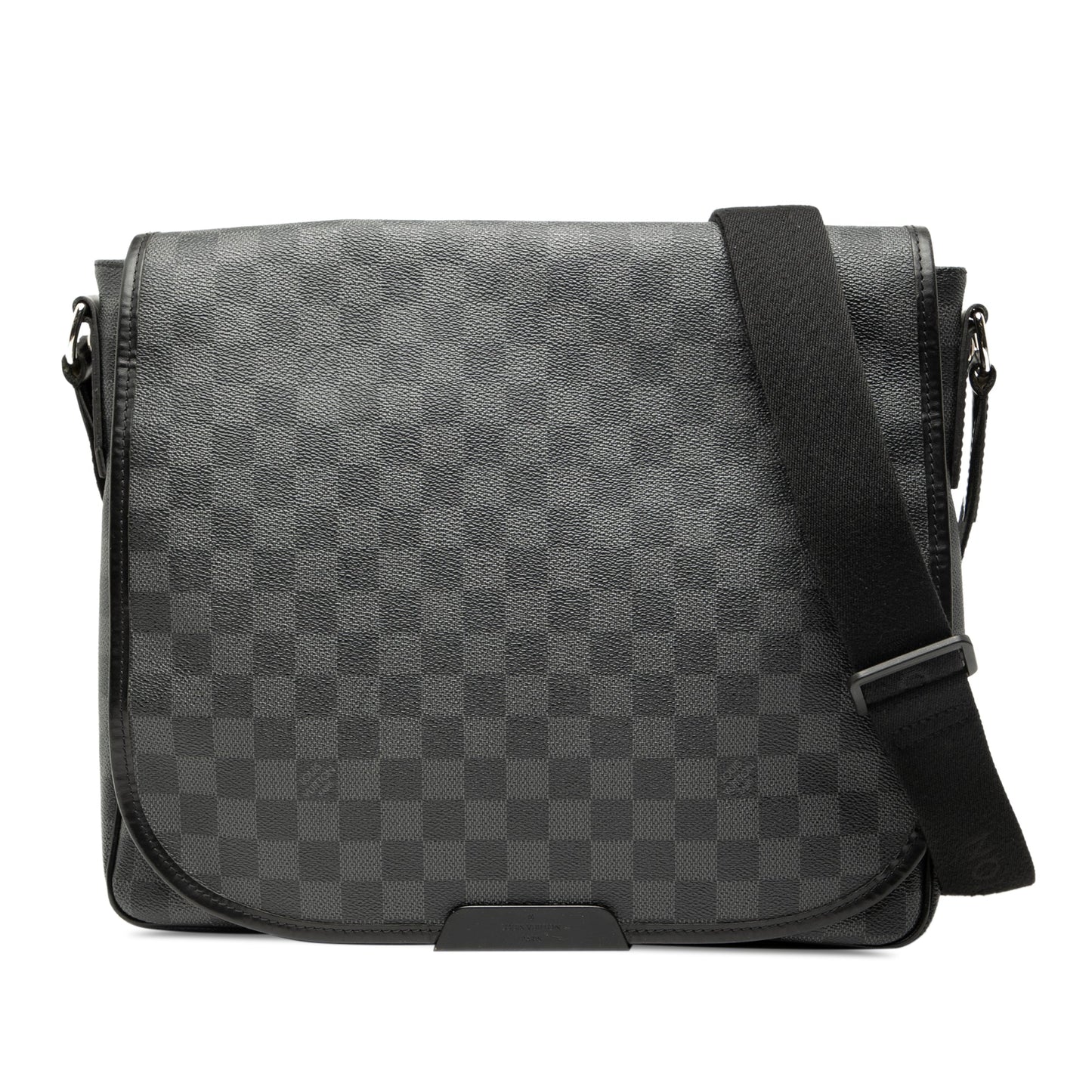 Black Louis Vuitton Damier Graphite Daniel MM Crossbody Bag