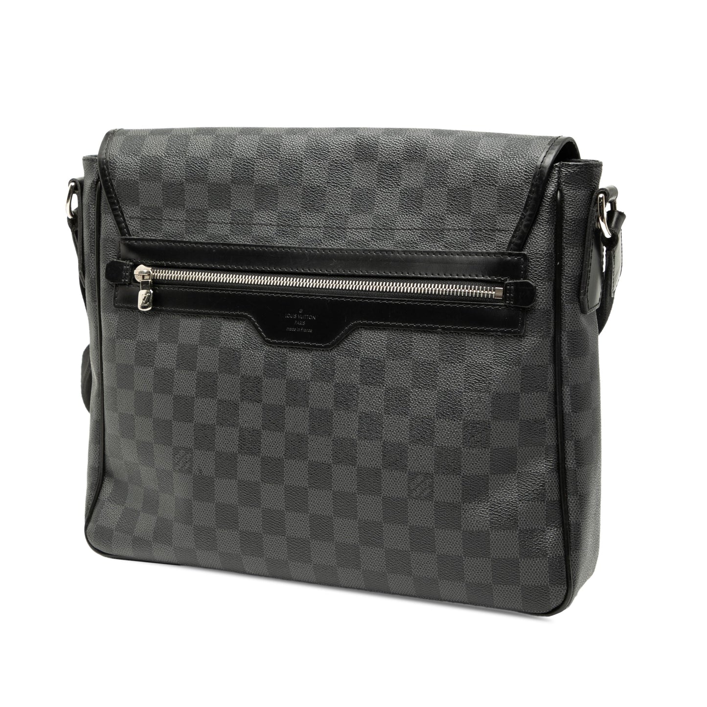 Black Louis Vuitton Damier Graphite Daniel MM Crossbody Bag