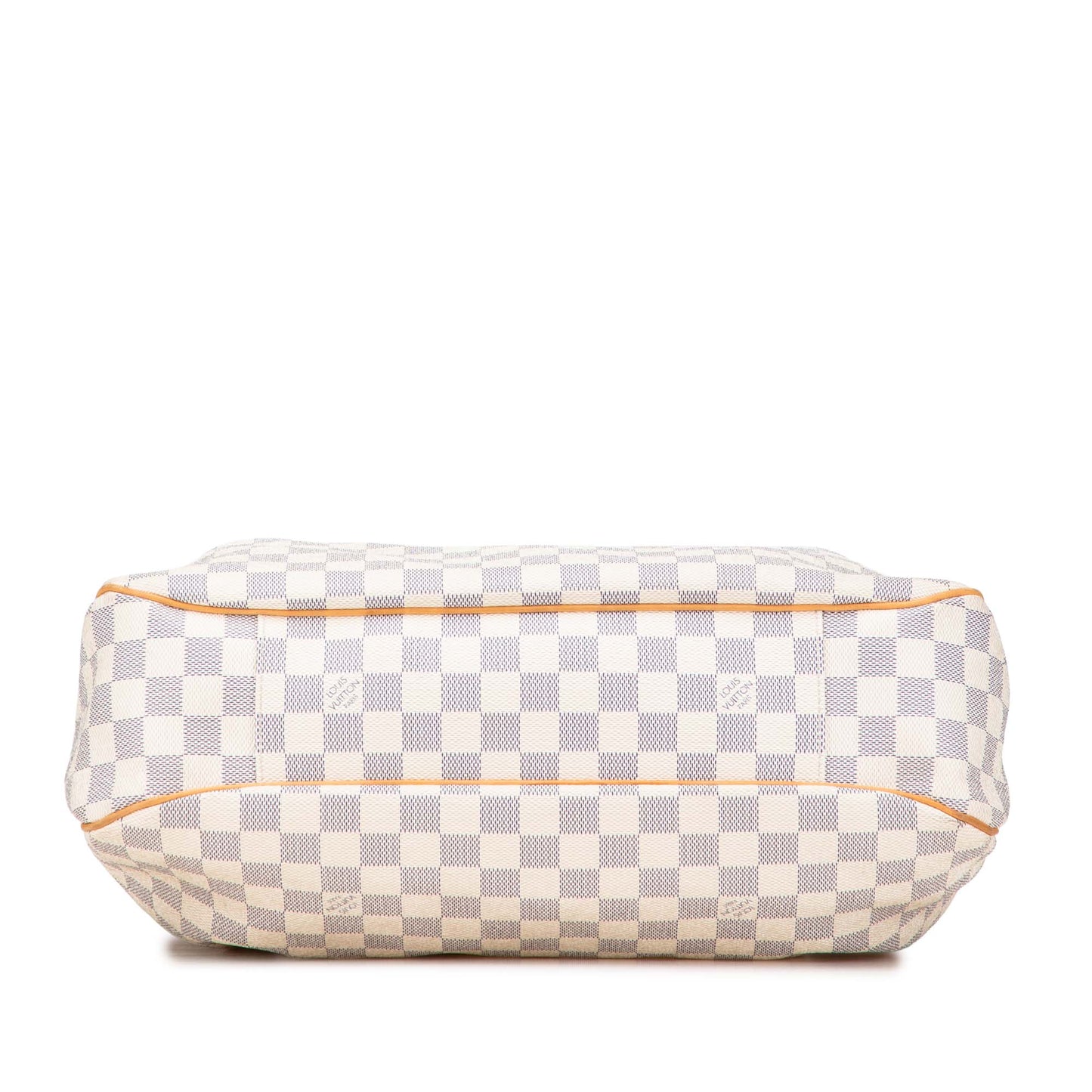 White Louis Vuitton Damier Azur Evora MM Satchel