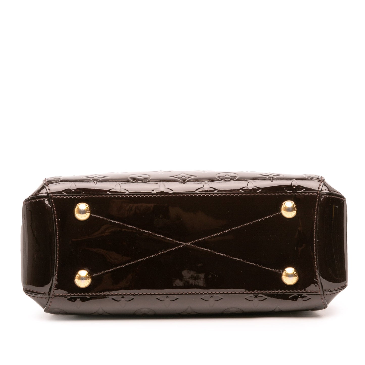 Purple Louis Vuitton Monogram Vernis Montaigne BB Satchel