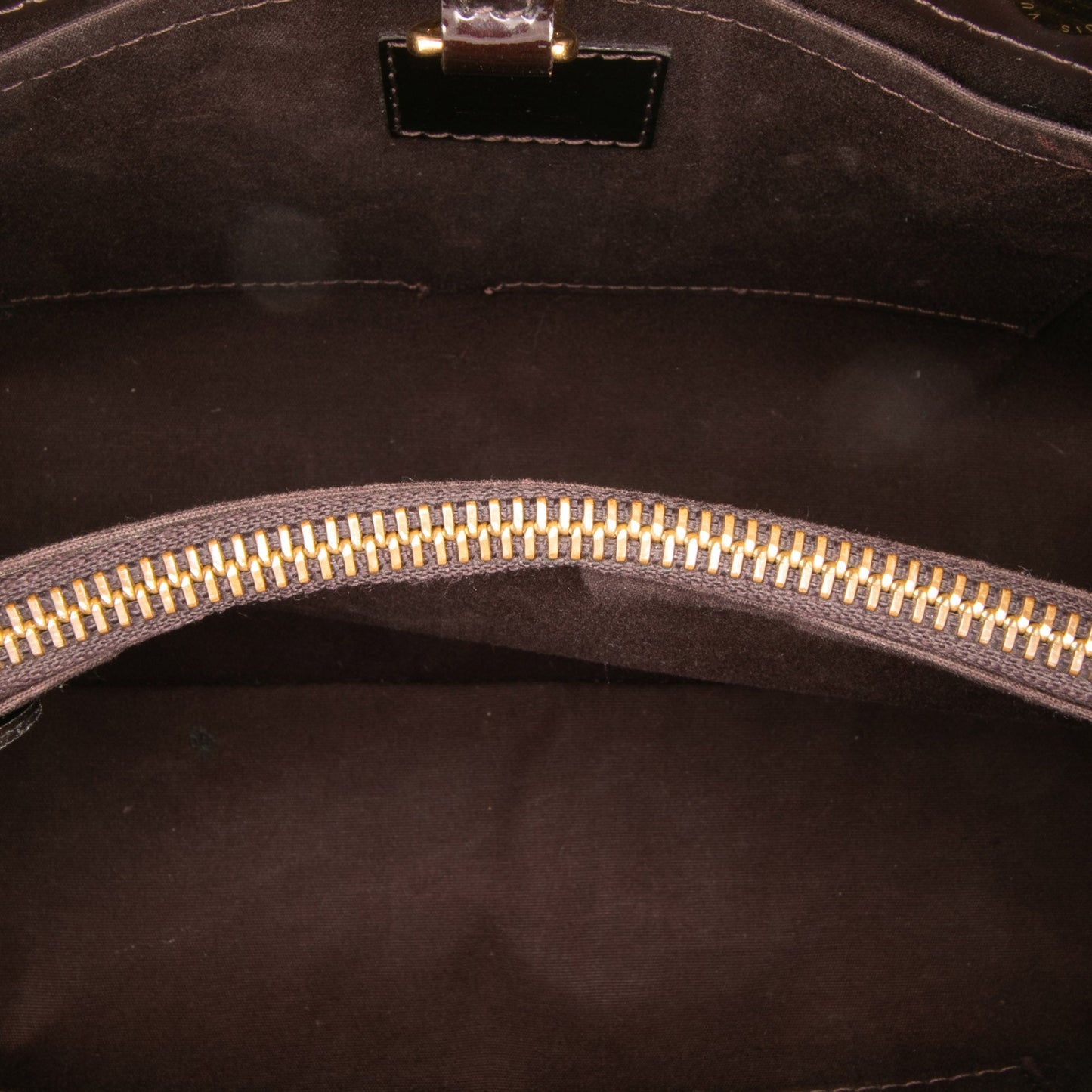 Purple Louis Vuitton Monogram Vernis Montaigne BB Satchel