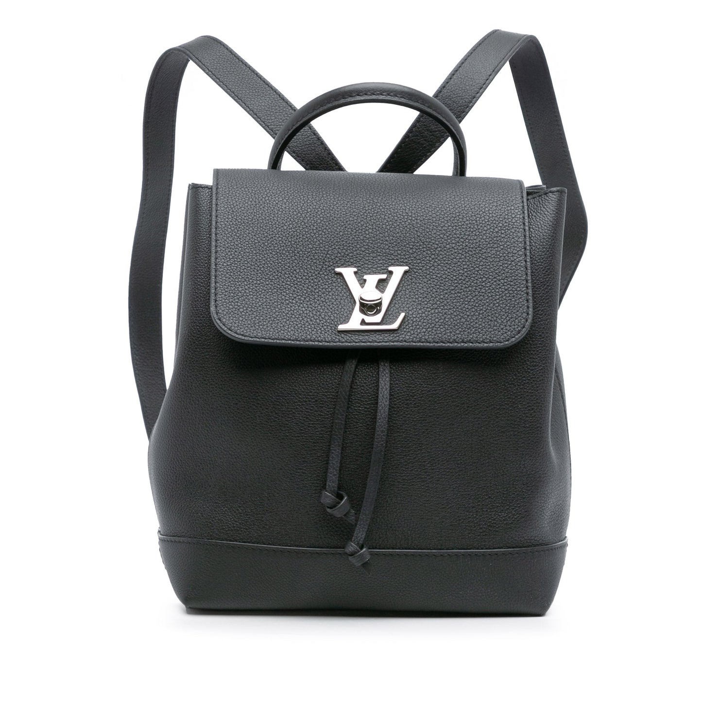 Black Louis Vuitton Taurillon Lockme Backpack