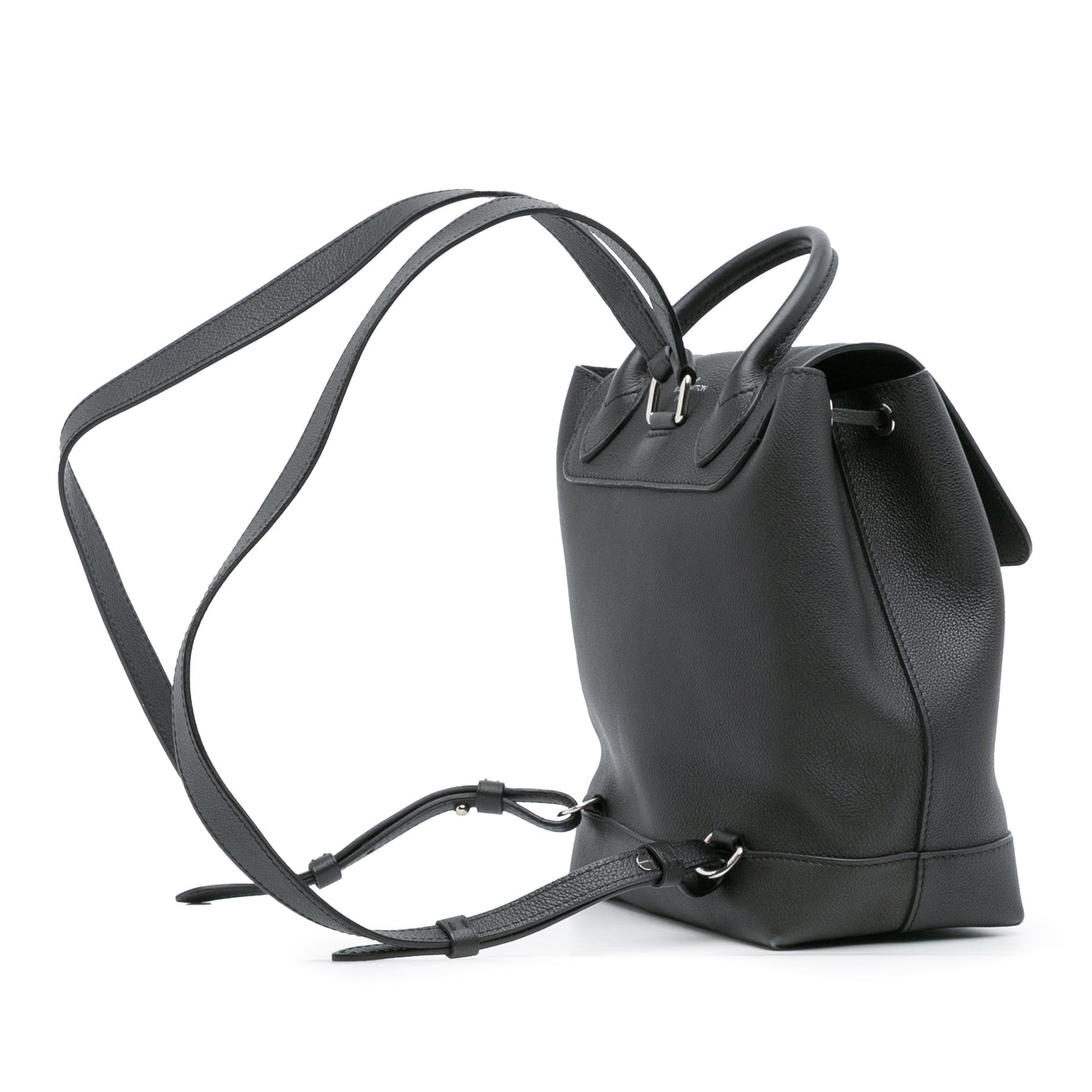 Black Louis Vuitton Taurillon Lockme Backpack
